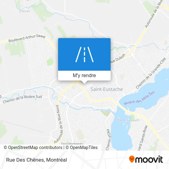 Rue Des Chênes plan