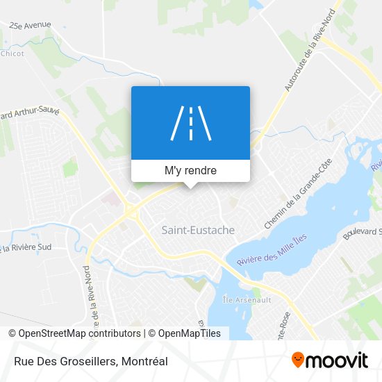 Rue Des Groseillers plan