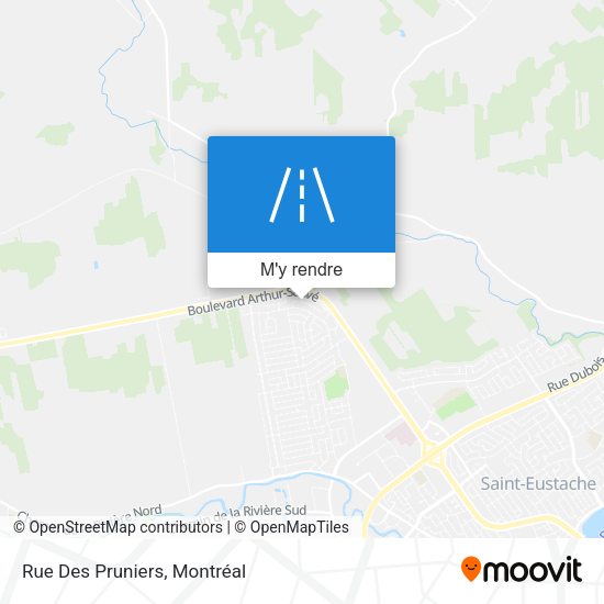 Rue Des Pruniers plan