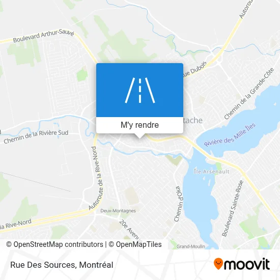 Rue Des Sources plan