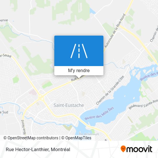 Rue Hector-Lanthier plan
