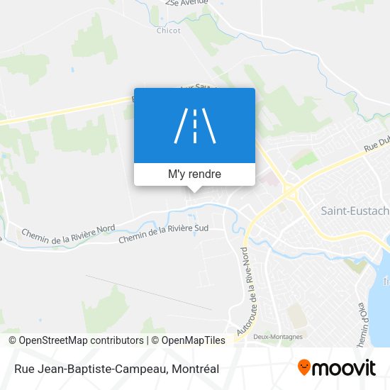 Rue Jean-Baptiste-Campeau plan