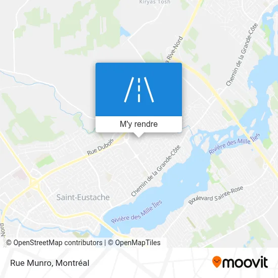 Rue Munro plan