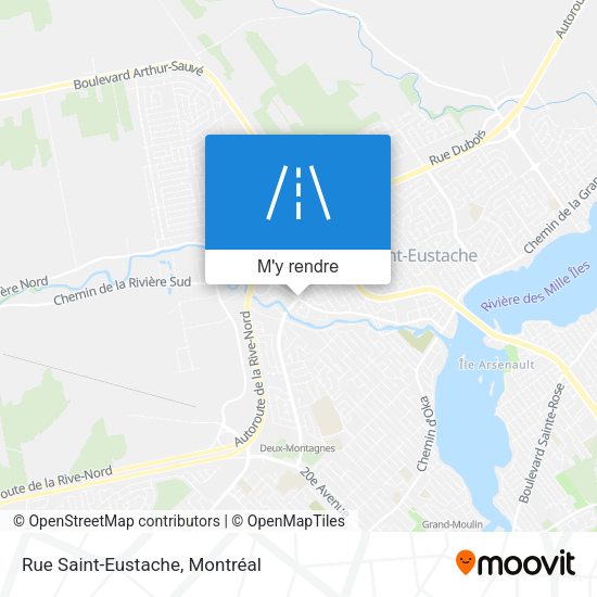 Rue Saint-Eustache plan