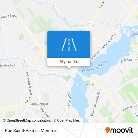 Rue Saintt-Viateur plan