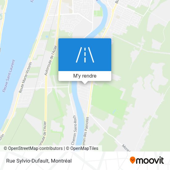 Rue Sylvio-Dufault plan