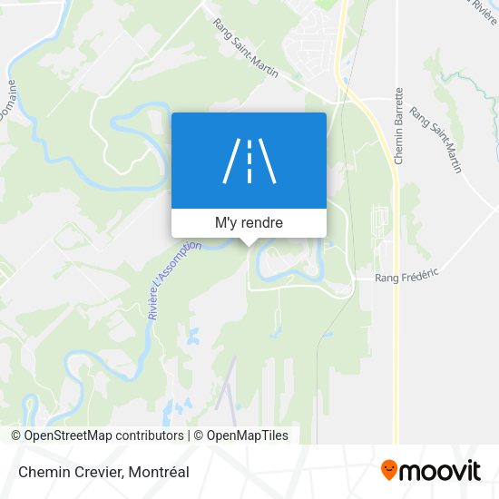 Chemin Crevier plan