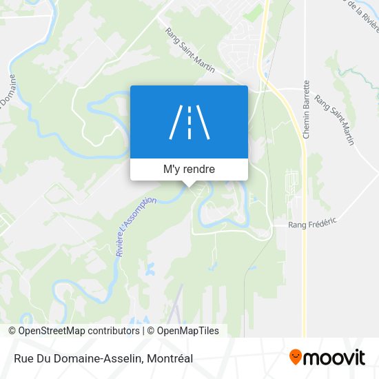 Rue Du Domaine-Asselin plan