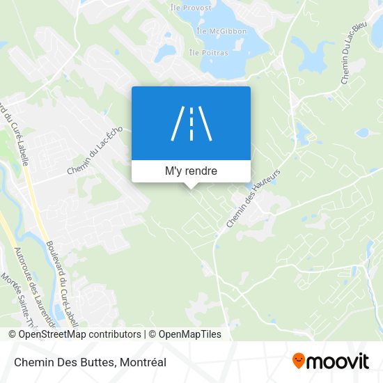 Chemin Des Buttes plan
