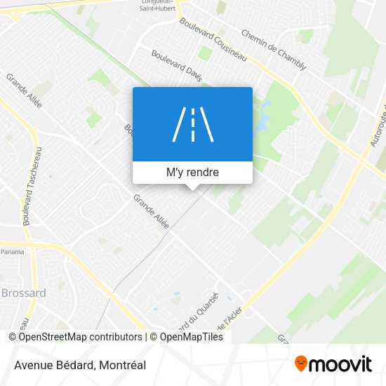 Avenue Bédard plan