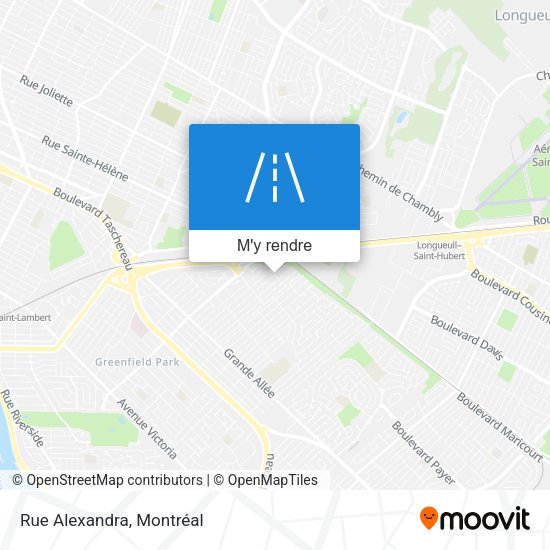 Rue Alexandra plan