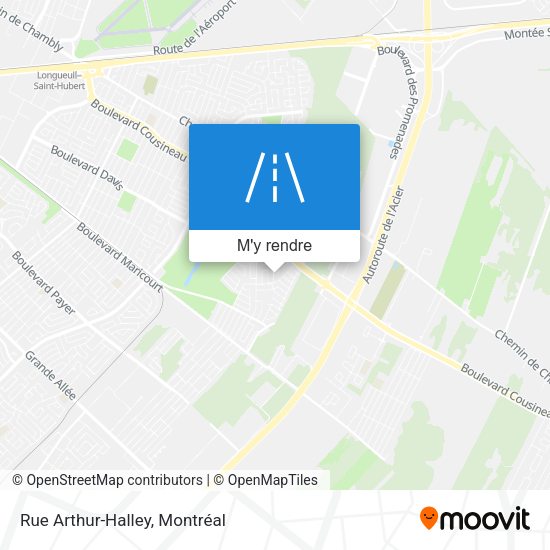 Rue Arthur-Halley plan