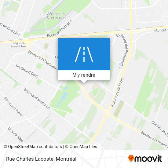 Rue Charles Lacoste plan