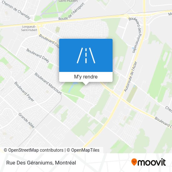 Rue Des Géraniums plan
