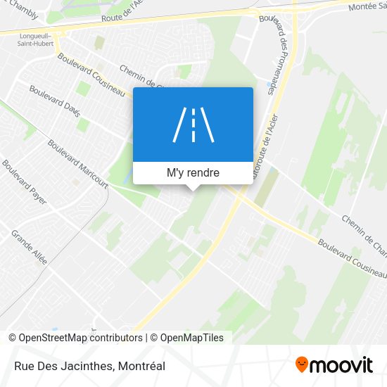 Rue Des Jacinthes plan