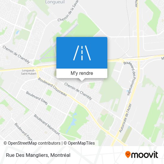 Rue Des Mangliers plan