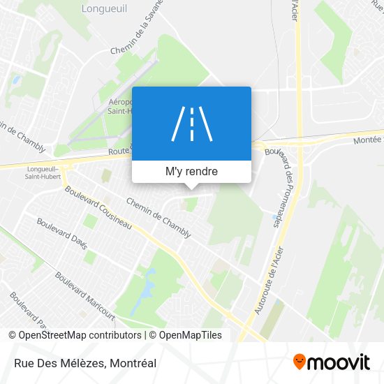 Rue Des Mélèzes plan