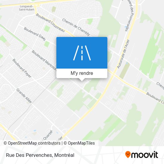 Rue Des Pervenches plan