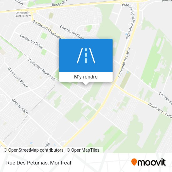 Rue Des Pétunias plan