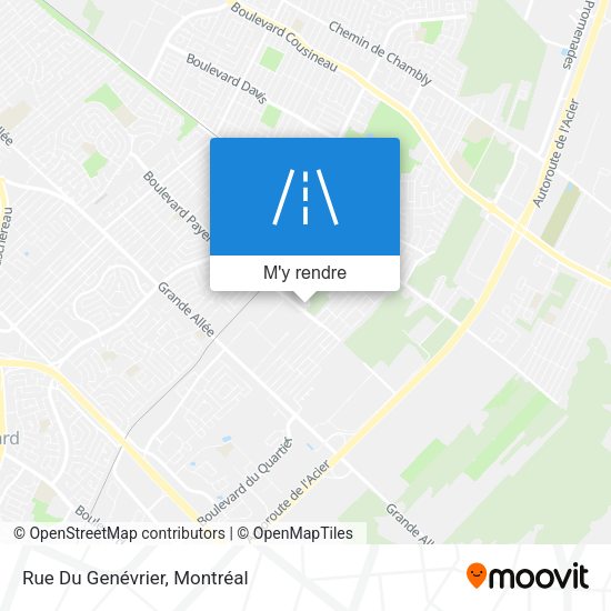 Rue Du Genévrier plan