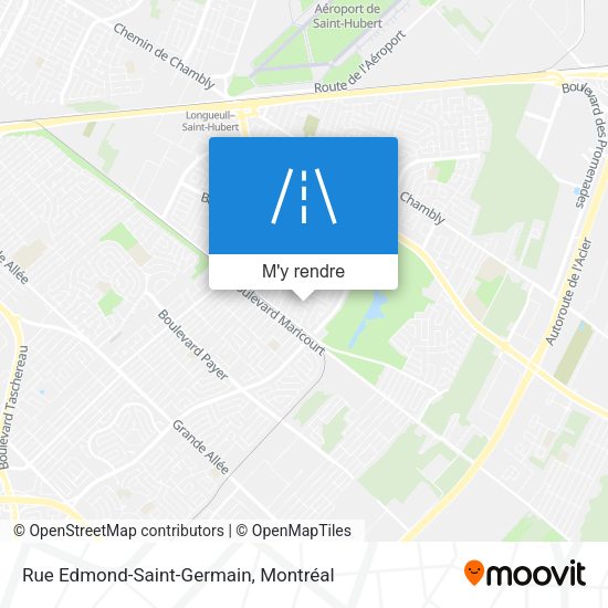 Rue Edmond-Saint-Germain plan