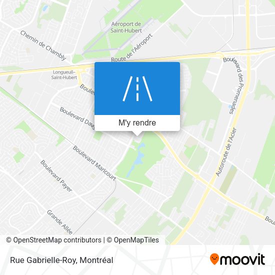Rue Gabrielle-Roy plan