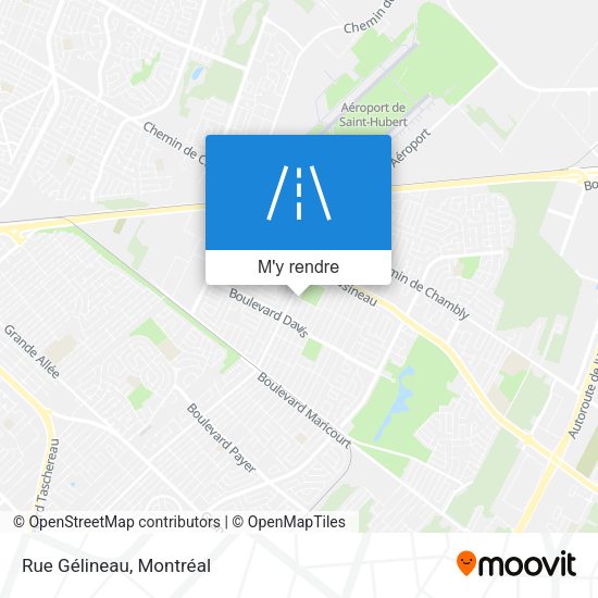 Rue Gélineau plan