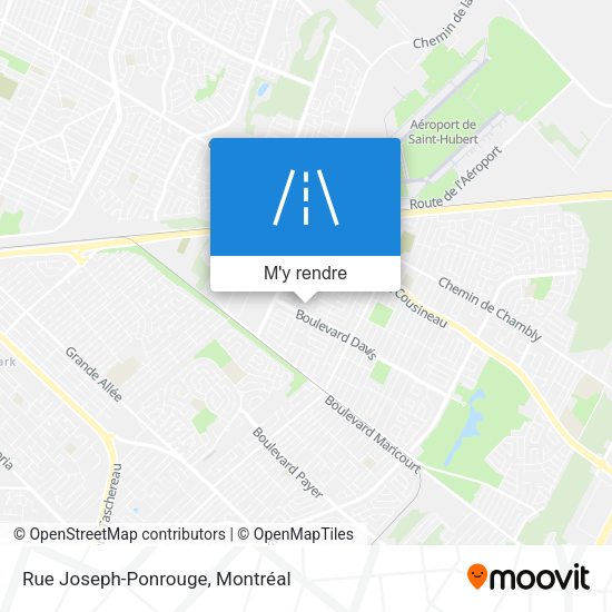 Rue Joseph-Ponrouge plan