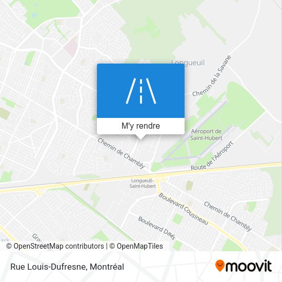 Rue Louis-Dufresne plan