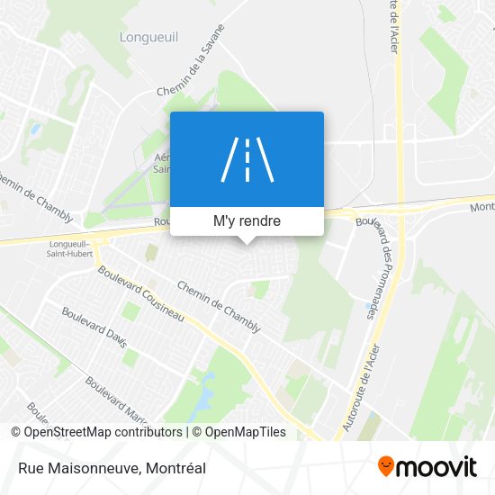 Rue Maisonneuve plan