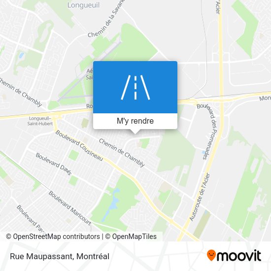 Rue Maupassant plan