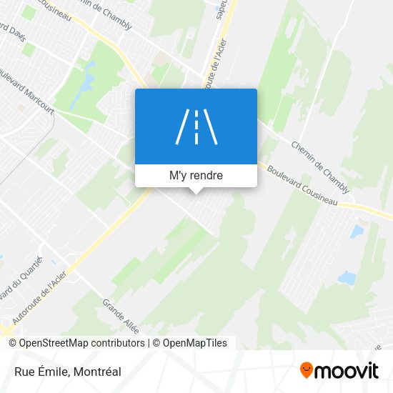 Rue Émile plan