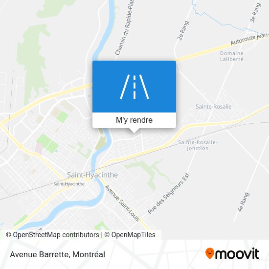 Avenue Barrette plan