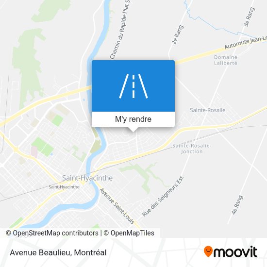 Avenue Beaulieu plan