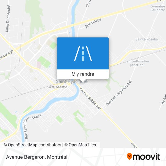 Avenue Bergeron plan