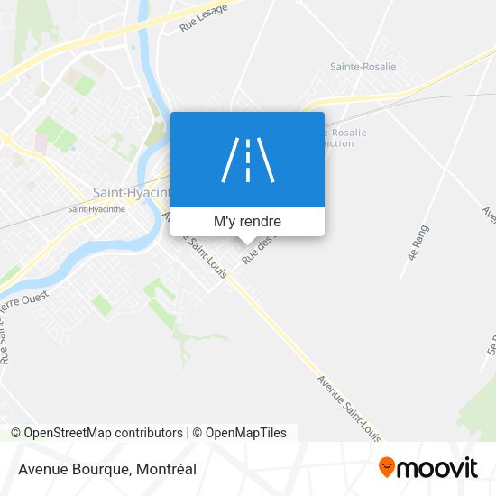 Avenue Bourque plan