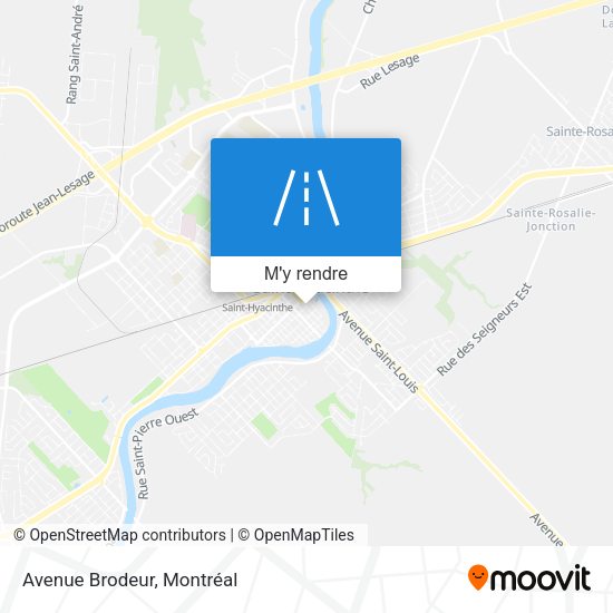 Avenue Brodeur plan