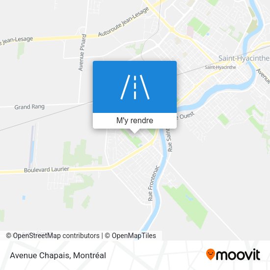 Avenue Chapais plan
