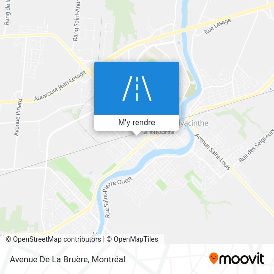 Avenue De La Bruère plan