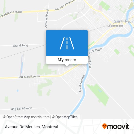 Avenue De Meulles plan