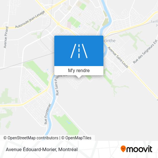 Avenue Édouard-Morier plan