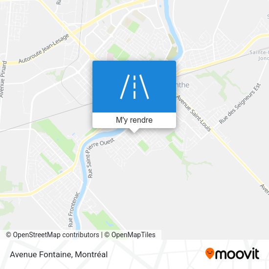 Avenue Fontaine plan
