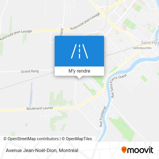 Avenue Jean-Noël-Dion plan