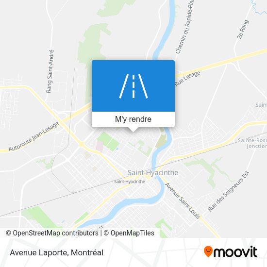 Avenue Laporte plan