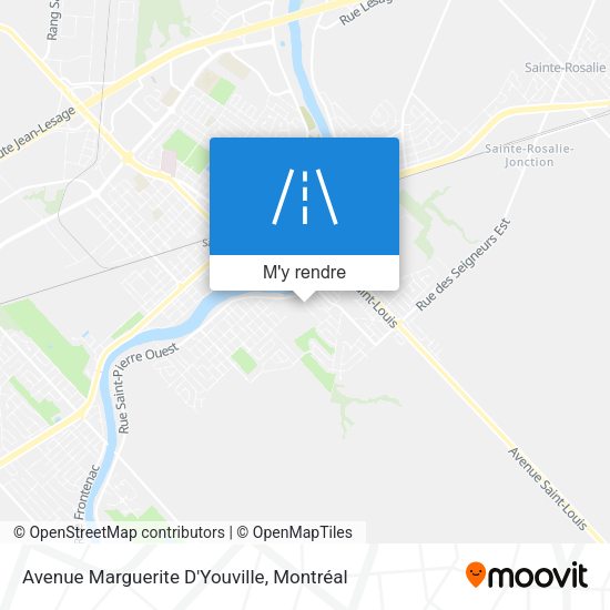 Avenue Marguerite D'Youville plan