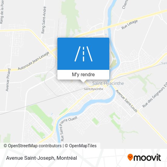 Avenue Saint-Joseph plan