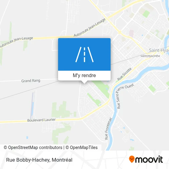 Comment aller à Rue Bobby-Hachey, Saint-Hyacinthe en bus ou shuttle?