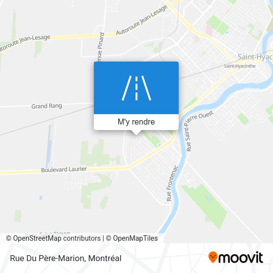 Rue Du Père-Marion plan