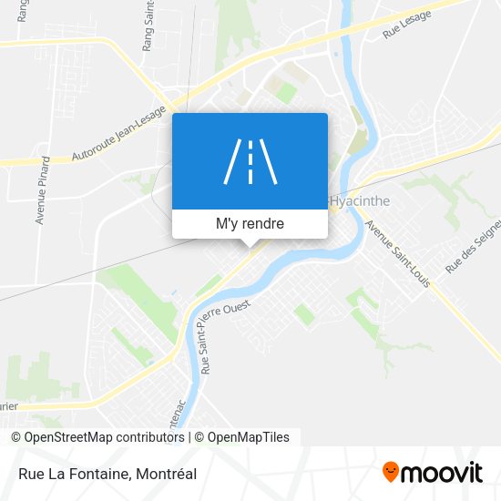 Rue La Fontaine plan