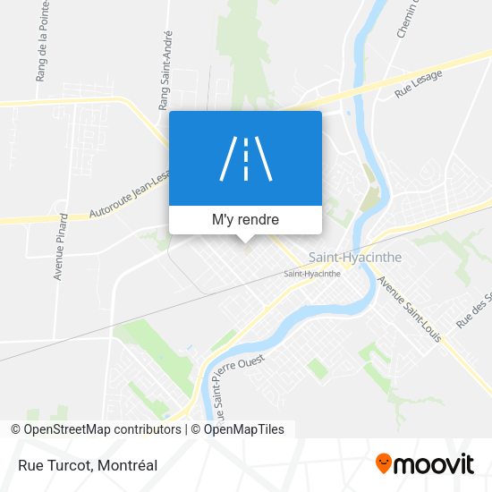 Rue Turcot plan